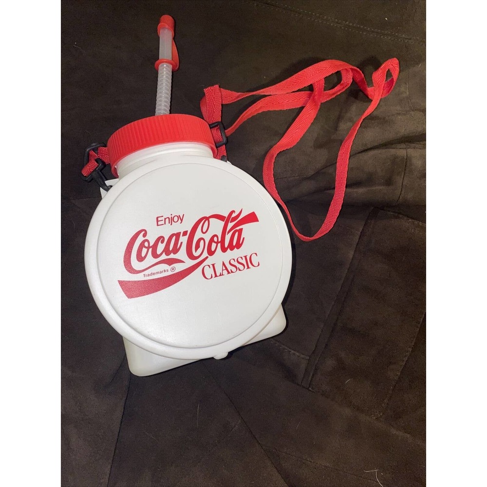 Vintage (Kroger Exclusive) Coca Cola Water Jug With Straw